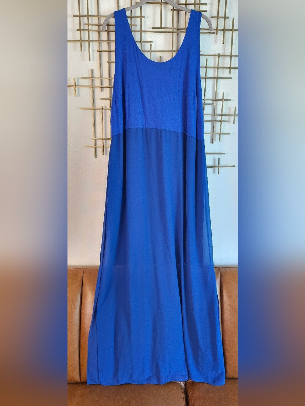 1X -Apt. 9- Royal Blue Sleeveless Maxi Dress